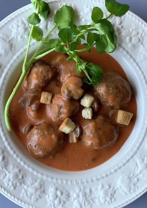 ミートボールのトマトクリーム煮-レシピのメイン写真