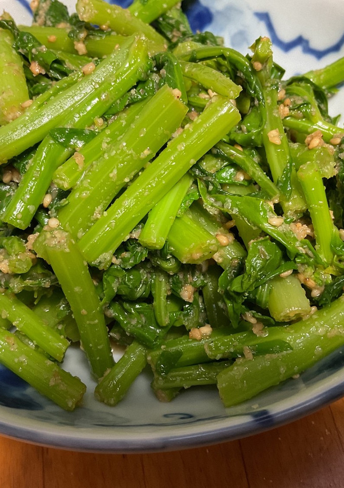 菜花の簡単胡麻和え-レシピのメイン写真