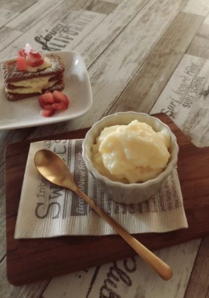 全卵で☆レンジで作るカスタードクリーム-レシピのメイン写真