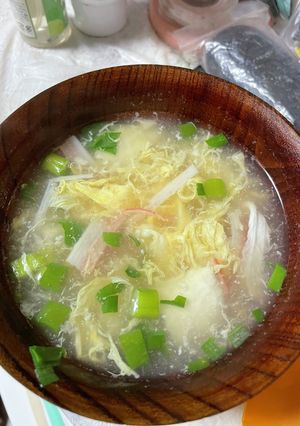 カニカマと絹豆腐の卵スープ-レシピのメイン写真