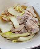 簡単レンジ白菜豚こま肉ミルフィーユ