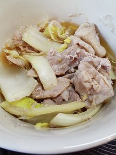 簡単レンジ白菜豚こま肉ミルフィーユ-レシピのメイン写真