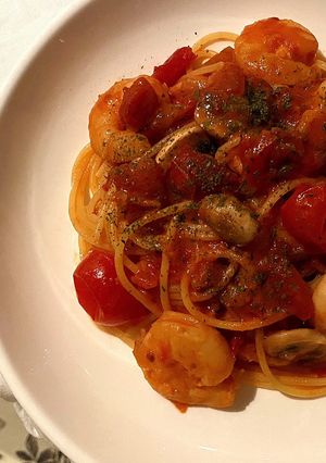 ○ 海老のトマトクリームパスタ-レシピのメイン写真