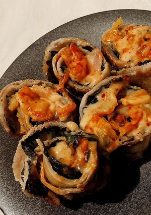 ○キムチとチーズの豚バラ巻き-レシピのメイン写真