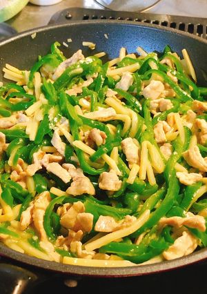 塩味の青椒肉絲-レシピのメイン写真
