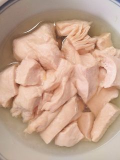 レンジで 簡単♬ 鶏むね肉の 蒸し鶏✿-レシピのメイン写真