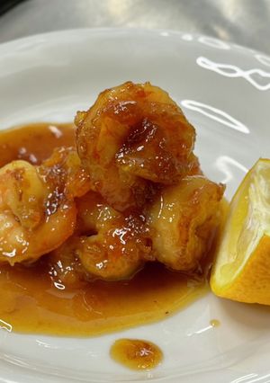 プリプリ食感がたまらない！海老柚てりやき-レシピのメイン写真