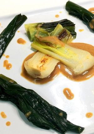 葉玉ねぎのくたくた煮&ごまソース★動画-レシピのメイン写真