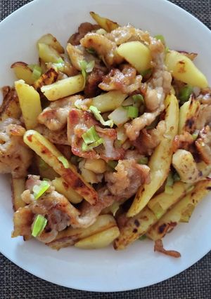 じゃがいもと豚肉の濃厚炒め-レシピのメイン写真