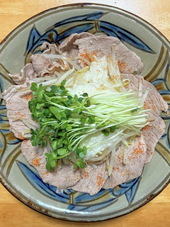 豚シャブをモヤシとトロロと大根おろしで-レシピのメイン写真