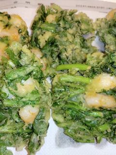春菊と海老のかき揚げ-レシピのメイン写真
