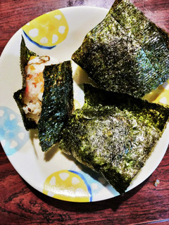 高菜漬けと鮭の焼き海苔むすび◆◆お弁当用-レシピのメイン写真