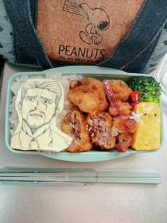 毎日高校男子弁当 マッシュル キャラ弁-レシピのメイン写真