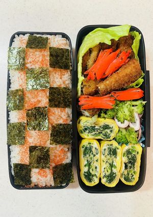 中学生弁当2024.3.10-レシピのメイン写真