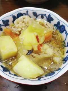 豚バラ肉のピリ辛肉じゃが-レシピのメイン写真
