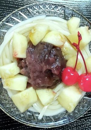 甘い！う米！〜福島の甘味・果物添え〜-レシピのメイン写真