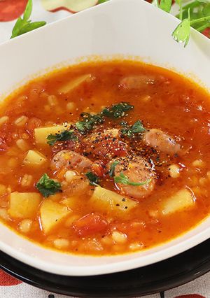 食べるスープ*もち麦のミネストローネ-レシピのメイン写真