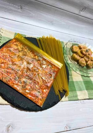 【ジッパー袋で簡単】明太子パスタソース-レシピのメイン写真