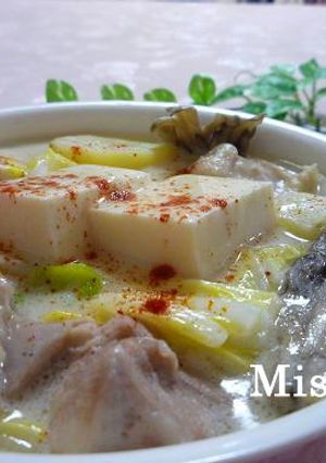 白菜と鶏肉と豆腐のクリームシチュー-レシピのメイン写真