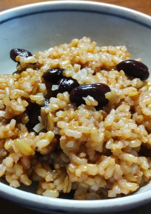 黒豆・オートグローツ入り酵素玄米ご飯-レシピのメイン写真