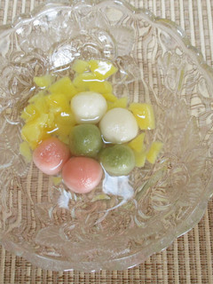 【学校給食】三色白玉-レシピのメイン写真