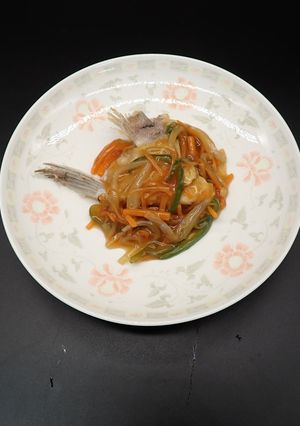 鯛かまの甘酢あんかけ-レシピのメイン写真