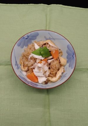 鯛かまの炊き込みご飯-レシピのメイン写真
