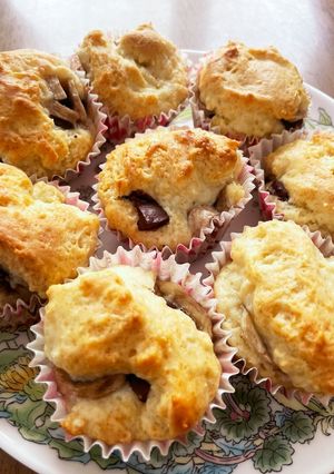 バター卵使わない♪チョコバナナマフィン♪-レシピのメイン写真