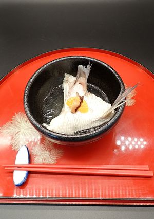鯛かまの潮汁-レシピのメイン写真