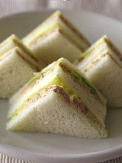 クリームチーズとツナとクルミのサンド-レシピのメイン写真