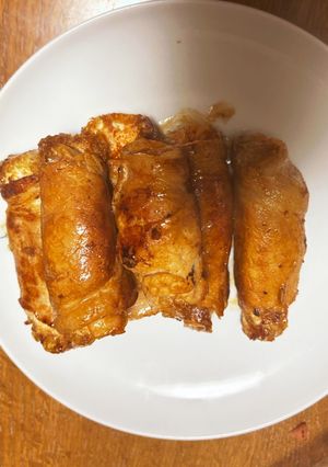 栃尾揚げとキムチの肉巻き-レシピのメイン写真