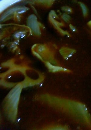 圧力鍋で豚タンとレンコンのカレー-レシピのメイン写真