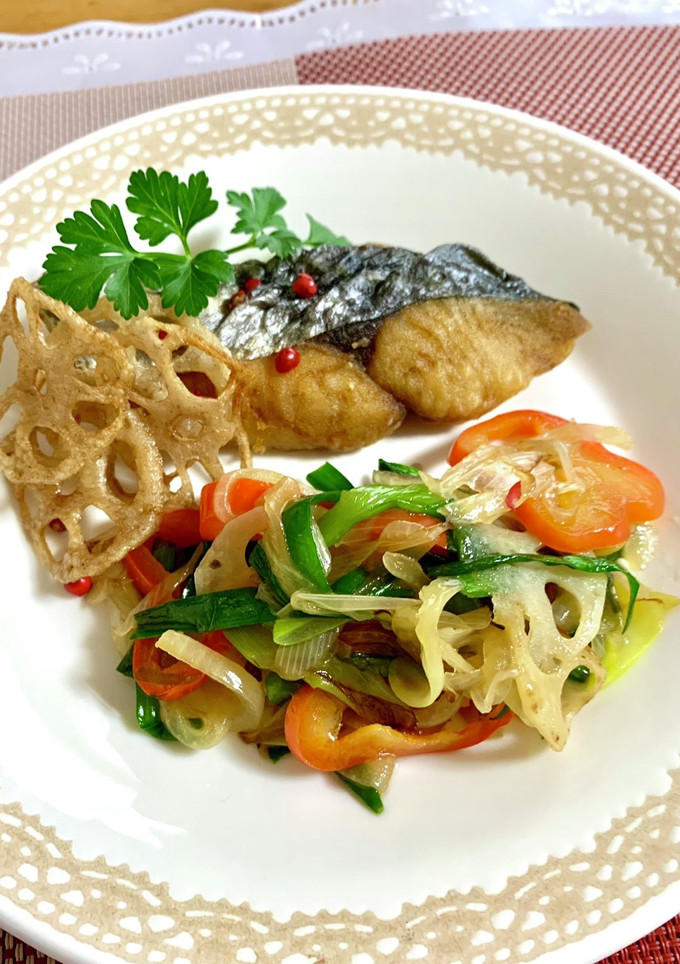 サクッとさわらの野菜あんかけ♪-レシピのメイン写真
