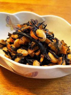 ひじきと大豆の煮物♪-レシピのメイン写真
