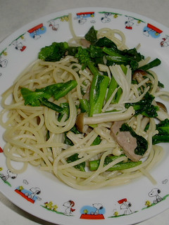 のらぼう菜とえのきのスパゲティ-レシピのメイン写真