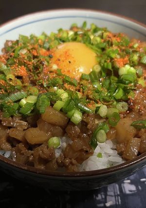 そぼろ風豚バラ大根丼-レシピのメイン写真