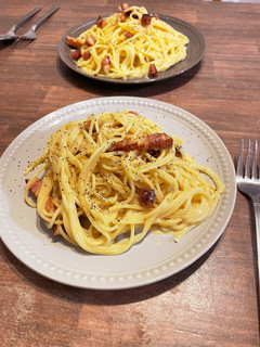 本格カルボナーラ-レシピのメイン写真