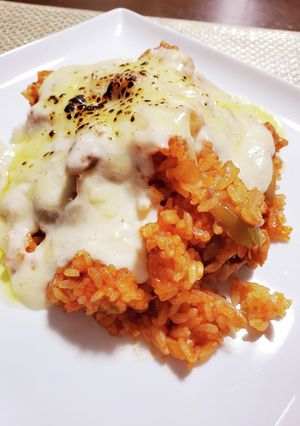 チキンライスグラタン?チキンライスドリア-レシピのメイン写真