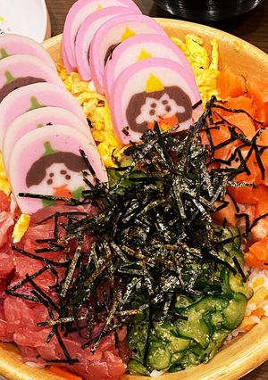ひな祭り　乗っけ乗っけちらし寿司-レシピのメイン写真