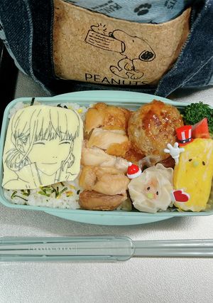 毎日高校男子弁当 キャラ弁 アオのハコ-レシピのメイン写真
