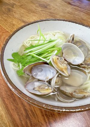 喜晴の出汁で♪あさり塩ラーメン-レシピのメイン写真