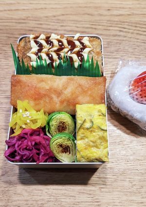 高１！男子弁当！春巻きあじフライ　136-レシピのメイン写真