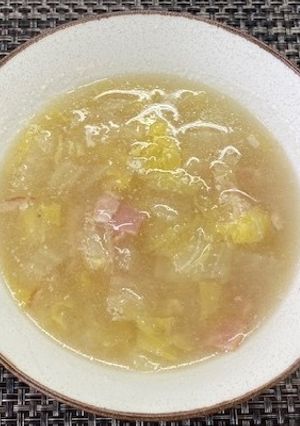 白菜とベーコンと大根おろしのスープ-レシピのメイン写真
