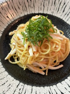 イカ明太子のクリームパスタ-レシピのメイン写真