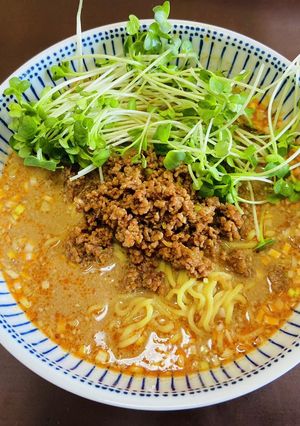 簡単！お手軽担々麺！肉味噌なしでも美味！-レシピのメイン写真