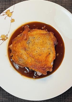 チキンステーキ　　和風オニオンソース-レシピのメイン写真