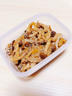 作り置きも◎しめじと蓮根の甘酢炒め煮-レシピのメイン写真