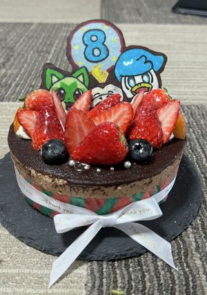 2024年8歳誕生日ケーキ記録-レシピのメイン写真