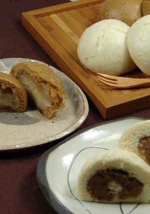 白花豆饅頭-レシピのメイン写真