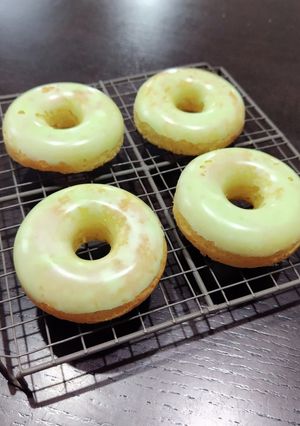 焼きドーナツ=チョコかけ♡-レシピのメイン写真